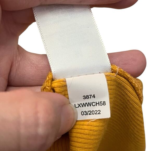 Y2K Aeropostale Logo Henley Tshirt Medium Short Sleeve Ribbed Knit Slim Fit - Picture 9 of 9